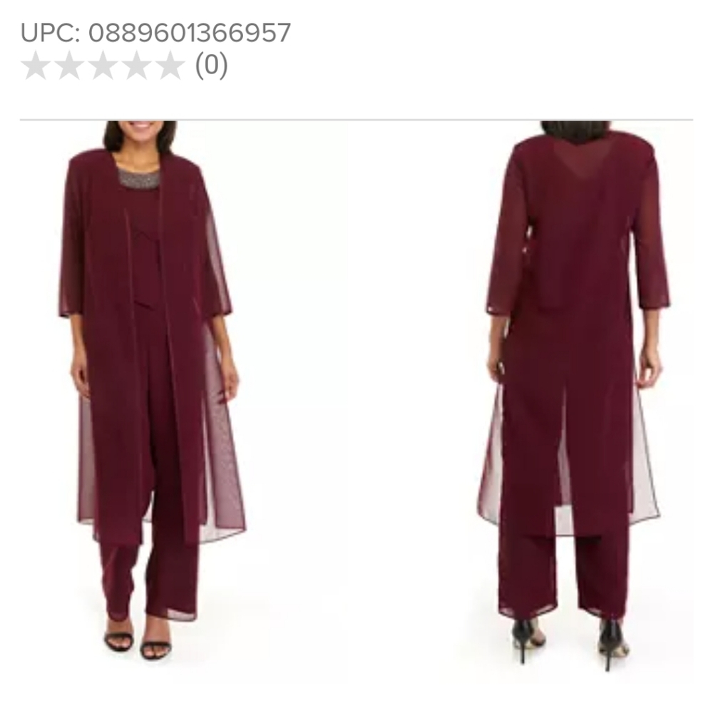 3 piece Georgette Pant set